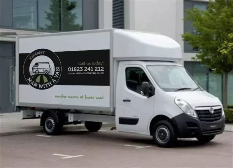 The Somerset Man with a Van removals lorry